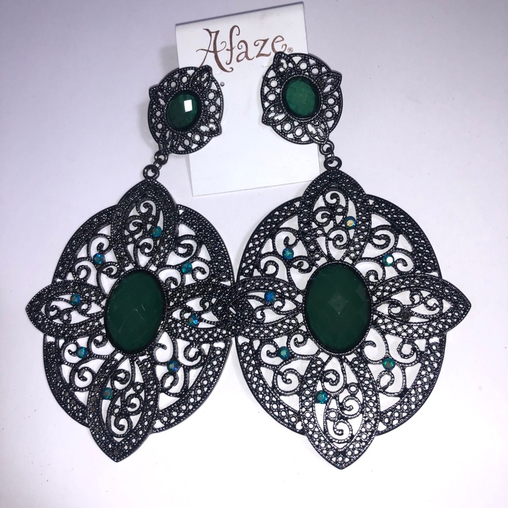 🎉HOST PICK 🎉 NWT $20 Afaze Green Earrings
